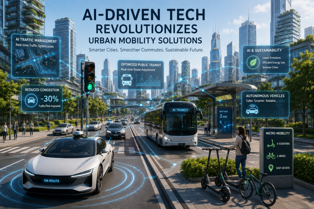 AI-Driven Tech Revolutionizes Urban Mobility Solutions