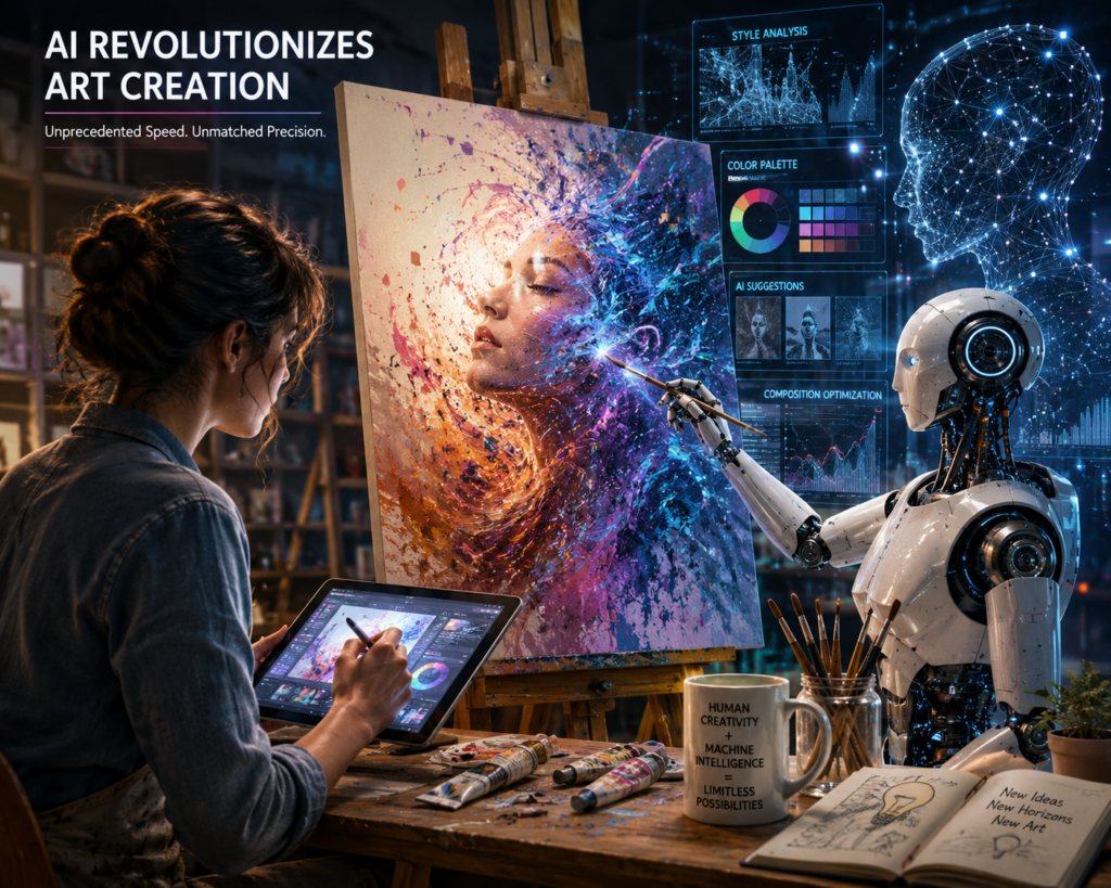 AI Revolutionizes Art Creation with Unprecedented Speed and Precision